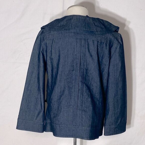 LIGHT Chambray Petticoat Jacket M - Picture 3 of 12